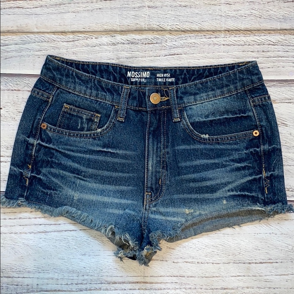 Mossimo High Rise Jean Shorts